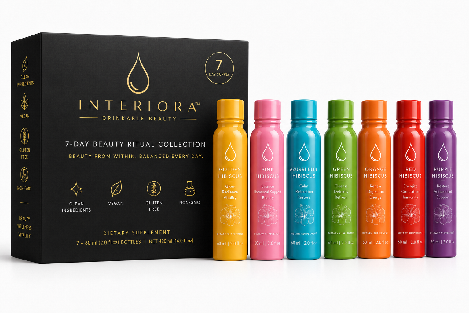Interiora™ 7-Day Drinkable Beauty Discovery Kit