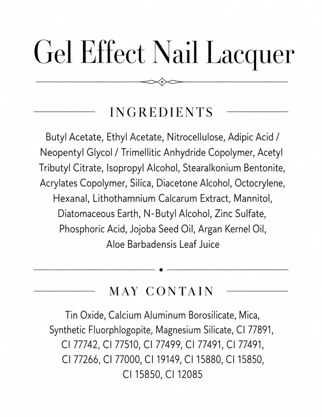 Adesse New York Gel Effect Nail Lacquer – Sistina